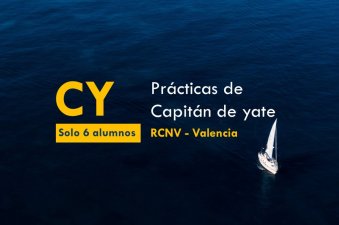 Prácticas de Seguridad y Navegación Capitán de Yate en Valencia, máx. 6 alumnos
